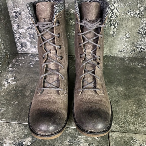 Timberland Ankle Boots Whittemore Gray Lace Up - Picture 4 of 10